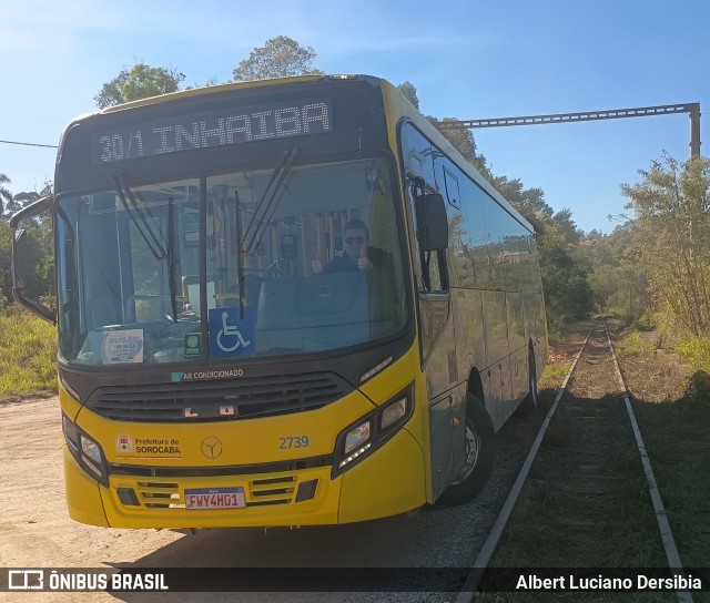 City Transporte Urbano Intermodal Sorocaba 2739 na cidade de Sorocaba, São Paulo, Brasil, por Albert Luciano Dersibia. Número da foto: #13131453.
