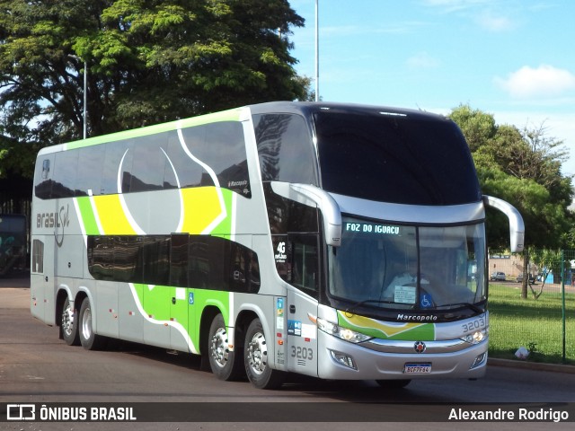 Brasil Sul Linhas Rodoviárias 3203 na cidade de Cascavel, Paraná, Brasil, por Alexandre Rodrigo. Número da foto: #13132134.