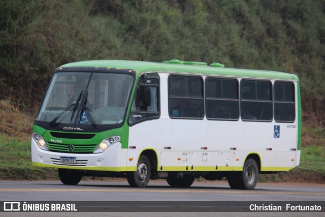 Ônibus Particulares 14708 na cidade de Muriaé, Minas Gerais, Brasil, por Christian  Fortunato. Número da foto: #13131138.