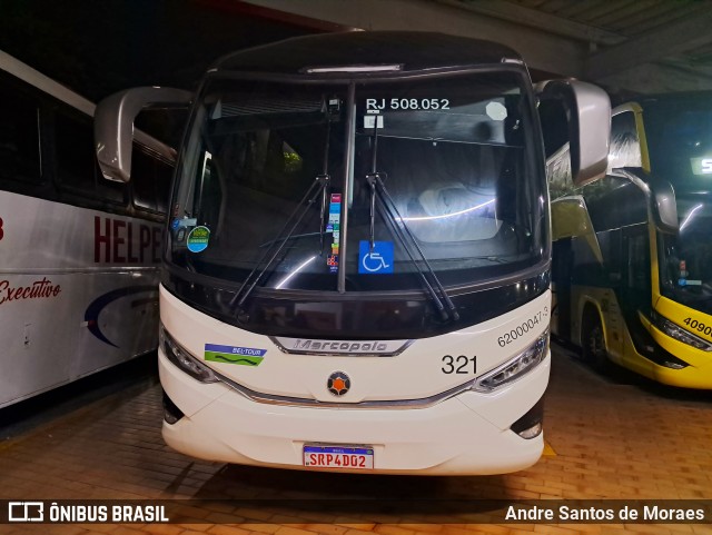 Bel-Tour Transportes e Turismo 321 na cidade de Queluz, São Paulo, Brasil, por Andre Santos de Moraes. Número da foto: #13132629.
