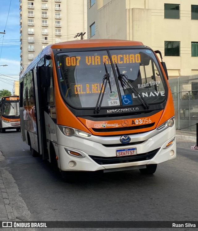 Linave Transportes A03056 na cidade de Nova Iguaçu, Rio de Janeiro, Brasil, por Ruan Silva. Número da foto: #13133020.