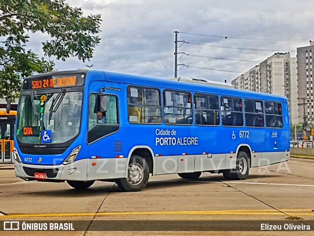 SOPAL - Sociedade de Ônibus Porto-Alegrense Ltda. 6772 na cidade de Porto Alegre, Rio Grande do Sul, Brasil, por Elizeu Oliveira. Número da foto: #13132144.