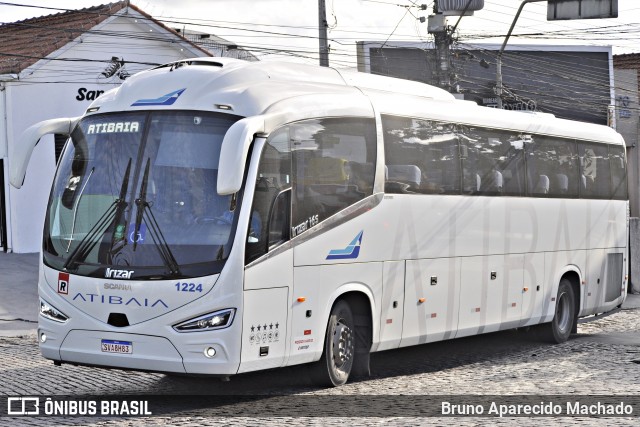 Viação Atibaia São Paulo 1224 na cidade de Atibaia, São Paulo, Brasil, por Bruno Aparecido Machado. Número da foto: #13132851.