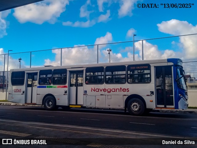 Consórcio Navegantes - 02 > Viação São Jorge > Transurb Transporte Urbano 02065 na cidade de João Pessoa, Paraíba, Brasil, por Daniel da Silva. Número da foto: #13131052.