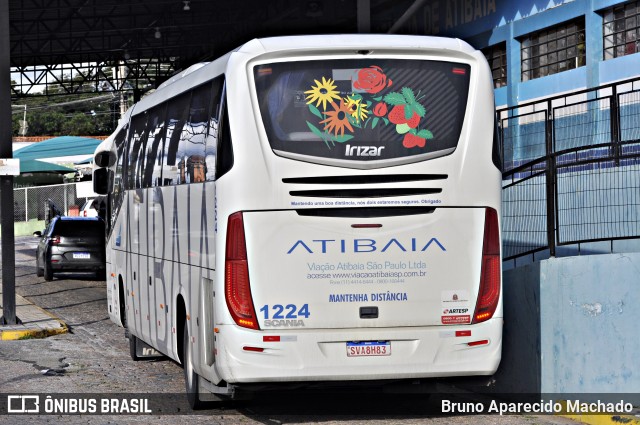 Viação Atibaia São Paulo 1224 na cidade de Atibaia, São Paulo, Brasil, por Bruno Aparecido Machado. Número da foto: #13132856.
