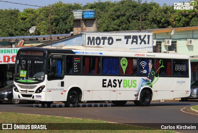EasyBus 5003 na cidade de Foz do Iguaçu, Paraná, Brasil, por Carlos Kircheim. Número da foto: #13134425.