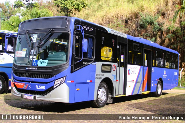 Viação Pirajuçara 11.596 na cidade de Campinas, São Paulo, Brasil, por Paulo Henrique Pereira Borges. Número da foto: #13135314.