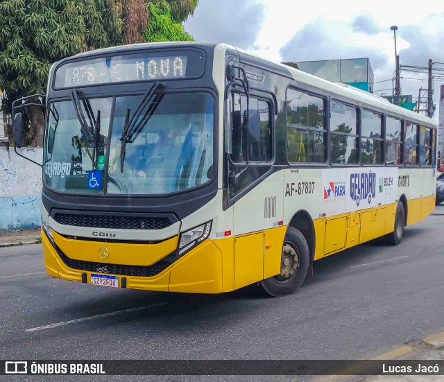 Viação Forte AF-87807 na cidade de Ananindeua, Pará, Brasil, por Lucas Jacó. Número da foto: #13135147.