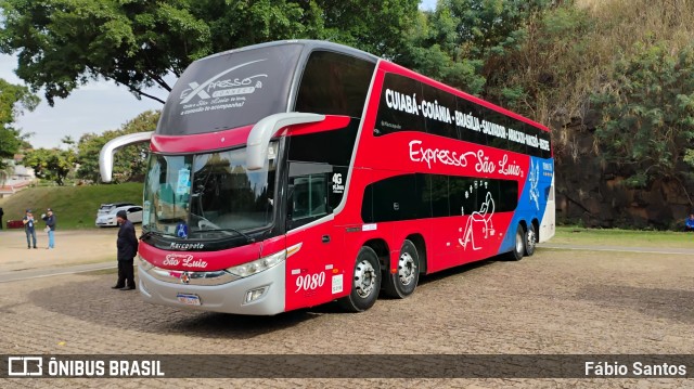 Expresso São Luiz 9080 na cidade de Campinas, São Paulo, Brasil, por Fábio Santos. Número da foto: #13133553.