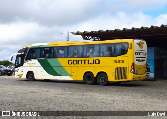 Empresa Gontijo de Transportes 19515 na cidade de Vitória da Conquista, Bahia, Brasil, por Luis Davi. Número da foto: #13134145.