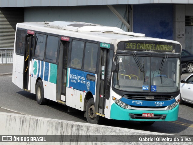 Transportes Campo Grande D53694 na cidade de Rio de Janeiro, Rio de Janeiro, Brasil, por Gabriel Oliveira da Silva. Número da foto: #13135686.