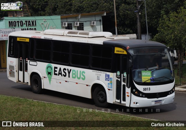 EasyBus 5013 na cidade de Foz do Iguaçu, Paraná, Brasil, por Carlos Kircheim. Número da foto: #13134491.
