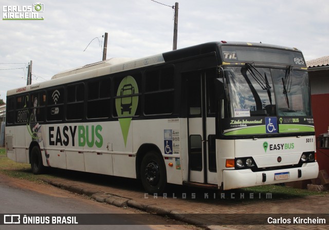 EasyBus 5011 na cidade de Foz do Iguaçu, Paraná, Brasil, por Carlos Kircheim. Número da foto: #13134479.