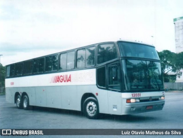 Viação Águia Branca 13551 na cidade de Vitória, Espírito Santo, Brasil, por Luiz Otavio Matheus da Silva. Número da foto: #13134052.