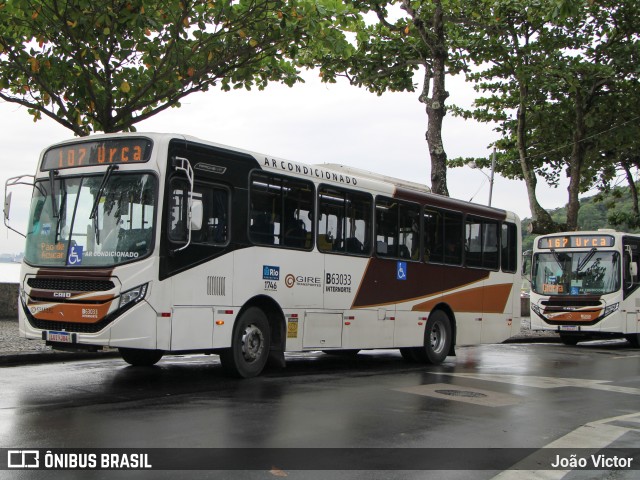 Erig Transportes > Gire Transportes B63033 na cidade de Rio de Janeiro, Rio de Janeiro, Brasil, por João Victor. Número da foto: #13134782.