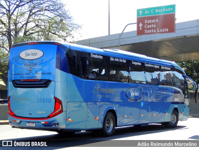 Viação São Luiz 25810 na cidade de Belo Horizonte, Minas Gerais, Brasil, por Adão Raimundo Marcelino. Número da foto: #13135780.
