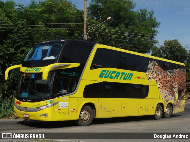 Eucatur - Empresa União Cascavel de Transportes e Turismo 4850 na cidade de Cuiabá, Mato Grosso, Brasil, por Douglas Andrez. Número da foto: #13133360.