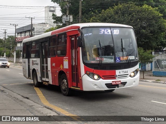 Pêssego Transportes 4 7544 na cidade de São Paulo, São Paulo, Brasil, por Thiago Lima. Número da foto: #13133063.