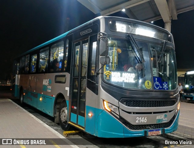 SIT Macaé Transportes 2146 na cidade de Macaé, Rio de Janeiro, Brasil, por Breno Vieira. Número da foto: #13133862.