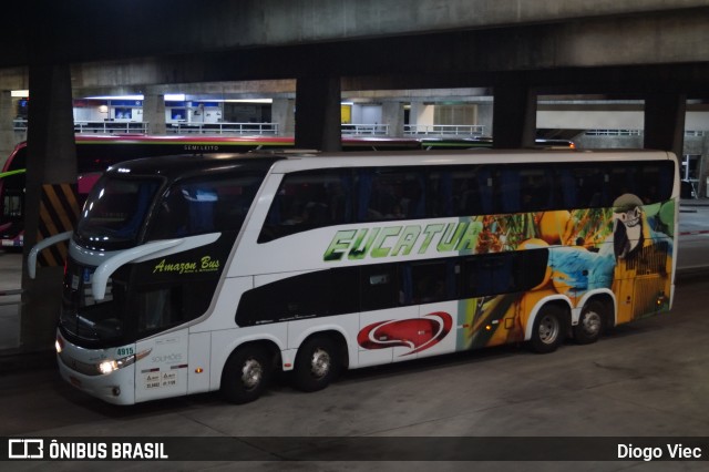 Eucatur - Empresa União Cascavel de Transportes e Turismo 4915 na cidade de Curitiba, Paraná, Brasil, por Diogo Viec. Número da foto: #13133828.