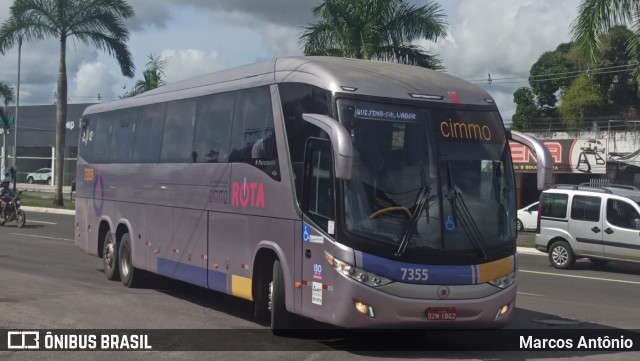 Rota Transportes Rodoviários 7355 na cidade de Feira de Santana, Bahia, Brasil, por Marcos Antônio. Número da foto: #13135377.