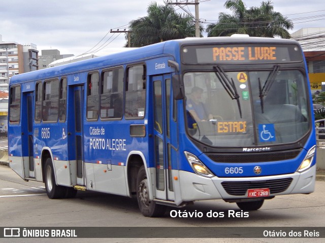 SOPAL - Sociedade de Ônibus Porto-Alegrense Ltda. 6605 na cidade de Porto Alegre, Rio Grande do Sul, Brasil, por Otávio dos Reis . Número da foto: #13134313.