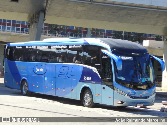 Viação São Luiz 25810 na cidade de Belo Horizonte, Minas Gerais, Brasil, por Adão Raimundo Marcelino. Número da foto: #13135772.