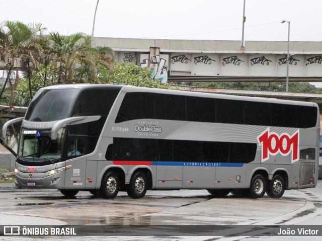 Auto Viação 1001 RJ 108.684 na cidade de Rio de Janeiro, Rio de Janeiro, Brasil, por João Victor. Número da foto: #13134907.