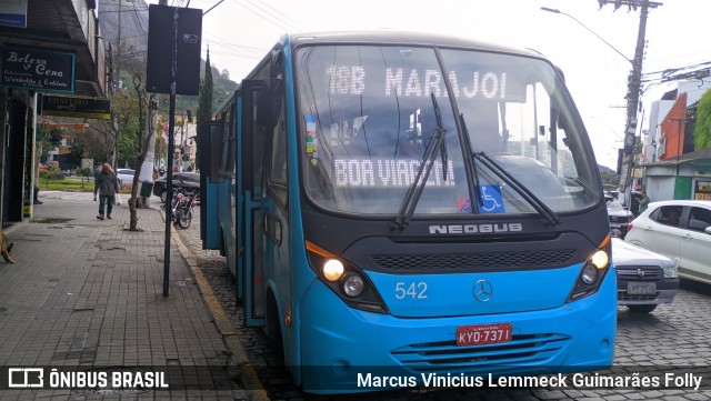 FAOL - Friburgo Auto Ônibus 542 na cidade de Nova Friburgo, Rio de Janeiro, Brasil, por Marcus Vinicius Lemmeck Guimarães Folly. Número da foto: #13135801.