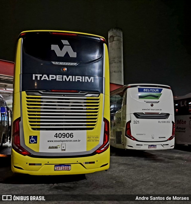 Viação Nova Itapemirim 40906 na cidade de Queluz, São Paulo, Brasil, por Andre Santos de Moraes. Número da foto: #13133398.