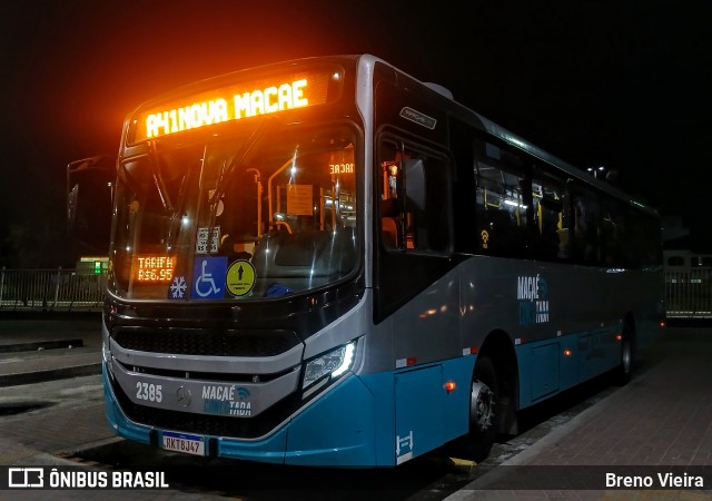 SIT Macaé Transportes 2385 na cidade de Macaé, Rio de Janeiro, Brasil, por Breno Vieira. Número da foto: #13133863.