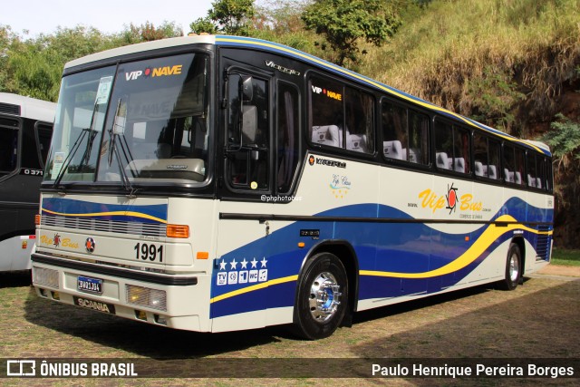 Vip Bus Comércio de Ônibus 1991 na cidade de Campinas, São Paulo, Brasil, por Paulo Henrique Pereira Borges. Número da foto: #13135330.