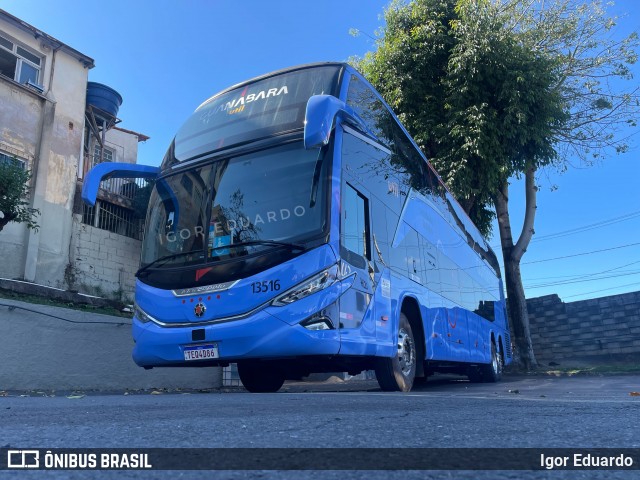 UTIL - União Transporte Interestadual de Luxo 13516 na cidade de Belo Campo, Bahia, Brasil, por Igor Eduardo. Número da foto: #13135956.