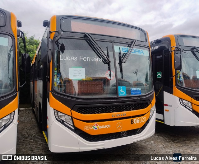 Expresso Nossa Senhora da Glória B06020 na cidade de Mesquita, Rio de Janeiro, Brasil, por Lucas Alves Ferreira. Número da foto: #13135306.