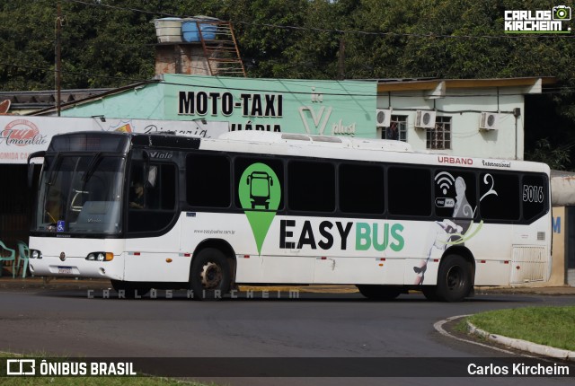 EasyBus 5016 na cidade de Foz do Iguaçu, Paraná, Brasil, por Carlos Kircheim. Número da foto: #13134498.