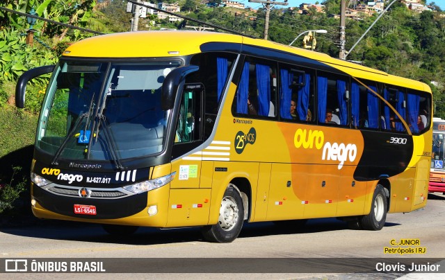 Ouro Negro Transportes e Turismo 3900 na cidade de Petrópolis, Rio de Janeiro, Brasil, por Clovis Junior. Número da foto: #13134668.
