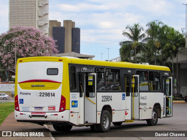 Viação Pioneira 229814 na cidade de Brasília, Distrito Federal, Brasil, por Daniel Chaves. Número da foto: #13133937.