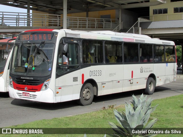 Transportes Barra D13233 na cidade de Rio de Janeiro, Rio de Janeiro, Brasil, por Gabriel Oliveira da Silva. Número da foto: #13135716.