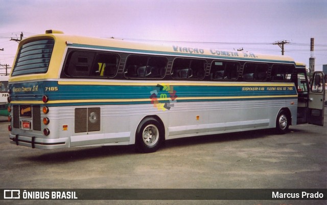 Viação Cometa 7185 na cidade de São Paulo, São Paulo, Brasil, por Marcus Prado. Número da foto: #13133695.