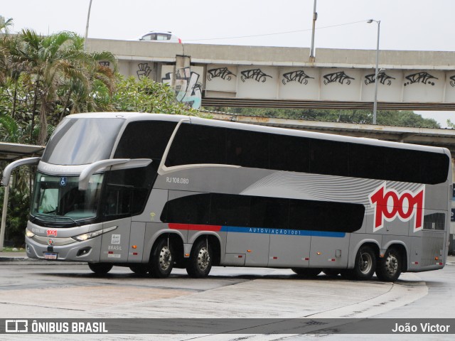Auto Viação 1001 RJ 108.080 na cidade de Rio de Janeiro, Rio de Janeiro, Brasil, por João Victor. Número da foto: #13135267.