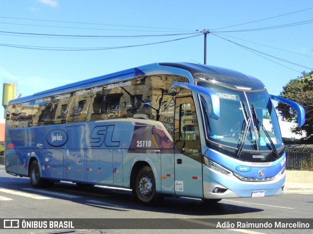 Viação São Luiz 25110 na cidade de Belo Horizonte, Minas Gerais, Brasil, por Adão Raimundo Marcelino. Número da foto: #13135799.