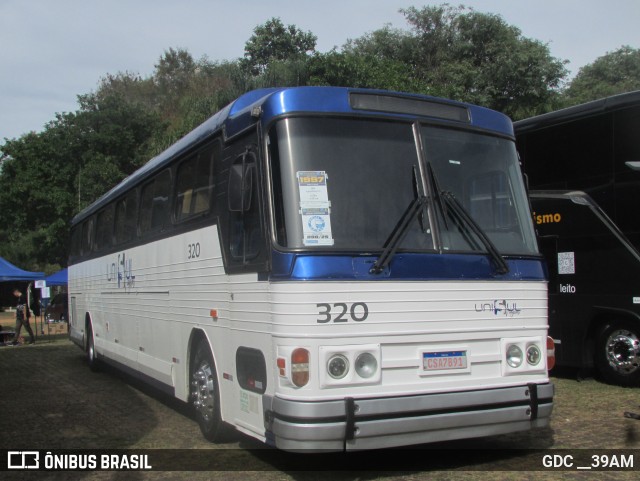 Unisul Viagens 320 na cidade de Campinas, São Paulo, Brasil, por GDC __39AM. Número da foto: #13133792.