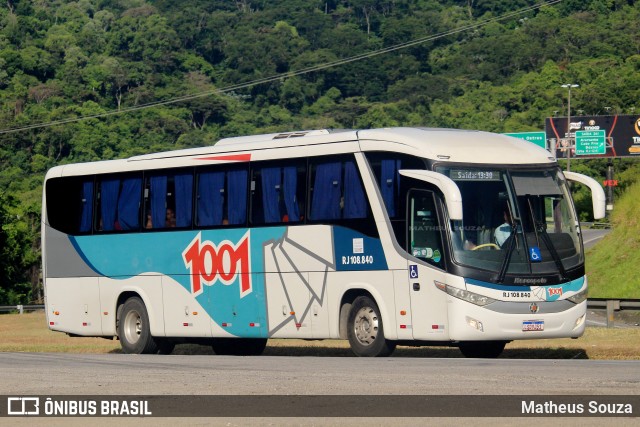 Auto Viação 1001 RJ 108.840 na cidade de Rio Bonito, Rio de Janeiro, Brasil, por Matheus Souza. Número da foto: #13135576.