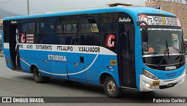 ETSIBOSA - Empresa de Transportes Simon Bolívar  na cidade de Villa El Salvador, Lima, Lima Metropolitana, Peru, por Fabricio Cortez. Número da foto: #13133139.