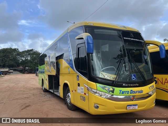 Terra Dourada Transportes e Turismo 1709 na cidade de Tibau do Sul, Rio Grande do Norte, Brasil, por Legilson Gomes. Número da foto: #13135878.