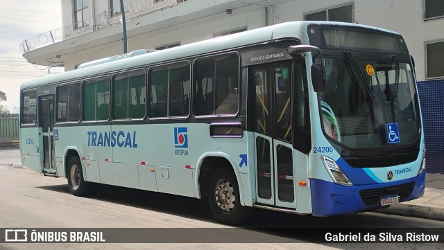 Transcal Sul Transportes Coletivos 24200 na cidade de Porto Alegre, Rio Grande do Sul, Brasil, por Gabriel da Silva Ristow. Número da foto: #13135569.