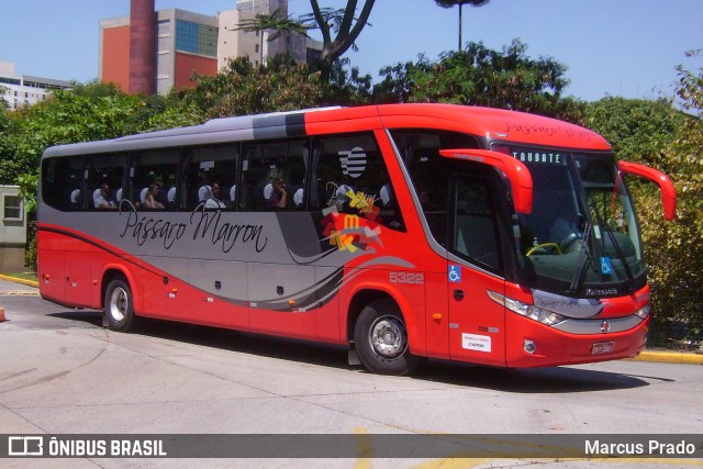 Empresa de Ônibus Pássaro Marron 5322 na cidade de São Paulo, São Paulo, Brasil, por Marcus Prado. Número da foto: #13133648.