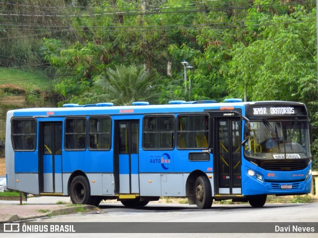 São Jorge Auto Bus 470 na cidade de Ponte Nova, Minas Gerais, Brasil, por Davi Neves. Número da foto: #13135087.