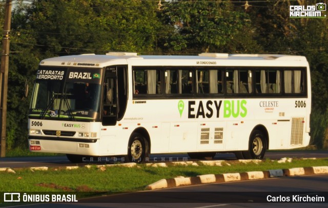 EasyBus 5006 na cidade de Foz do Iguaçu, Paraná, Brasil, por Carlos Kircheim. Número da foto: #13134445.
