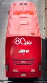 ADO - Autobuses de Oriente 1049 na cidade de Puebla, Puebla, México, por Ángel García Hernández. Número da foto: #13135077.